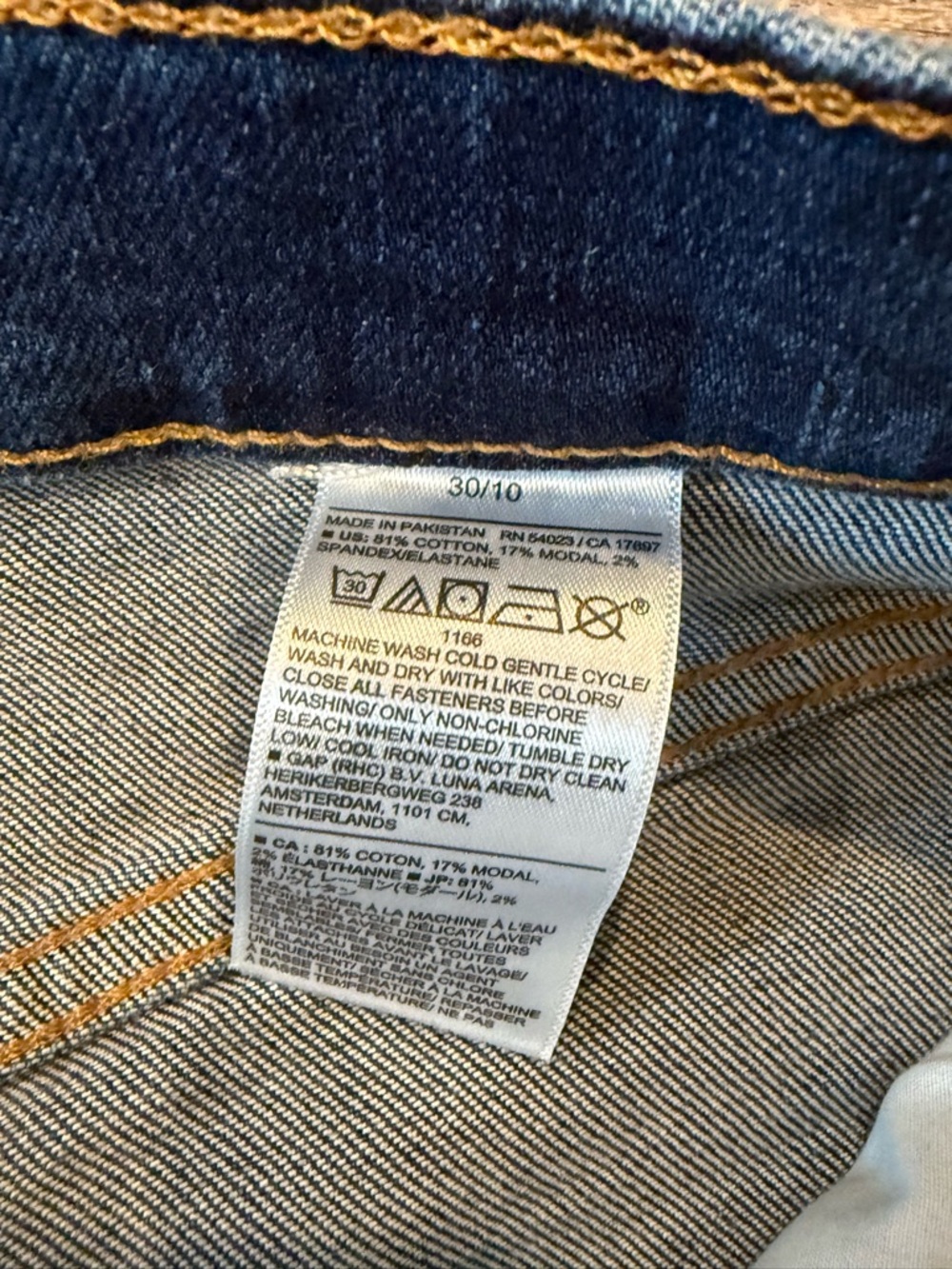 Banana Republic High Rise Wide Leg Jeans size 30 Medium Wash - Picture 7 of 7